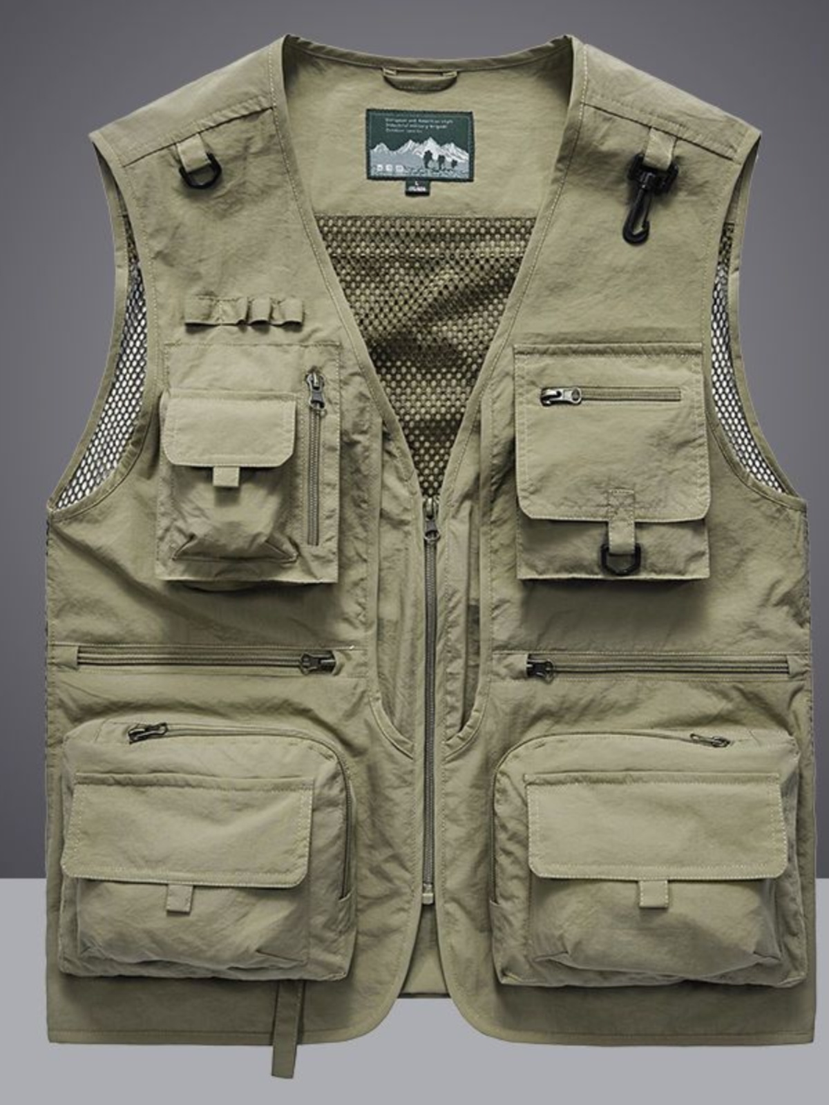 Fishing Vest - Loose Fit Multi-Pocket Fishing Vest for