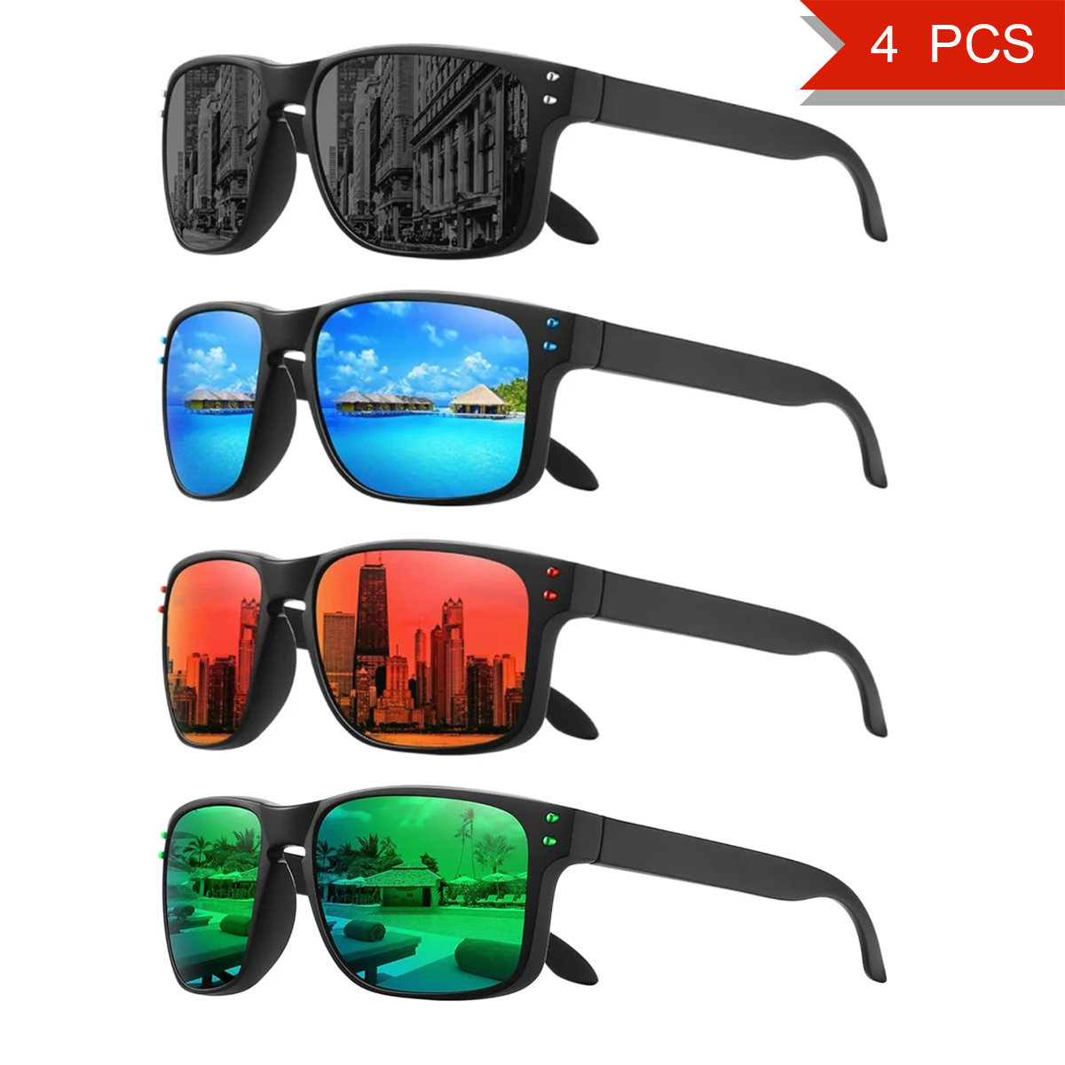 Fishing Sunglasses Polarized - 1/4 Pcs Polarized Sunglasses for Men