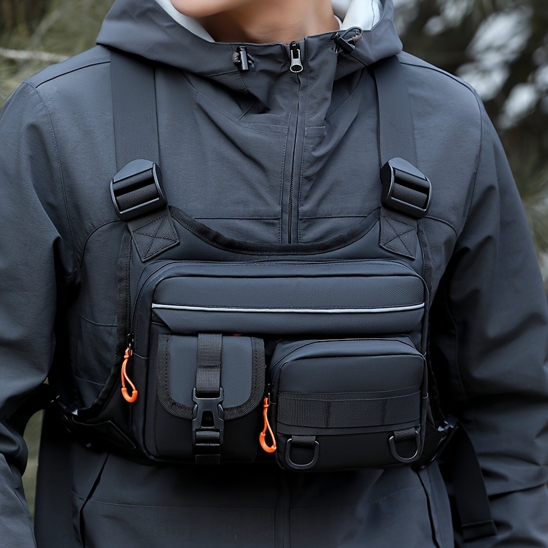 Men's Tactical Chest Bag, Runn - Fishing Vest recension och pris