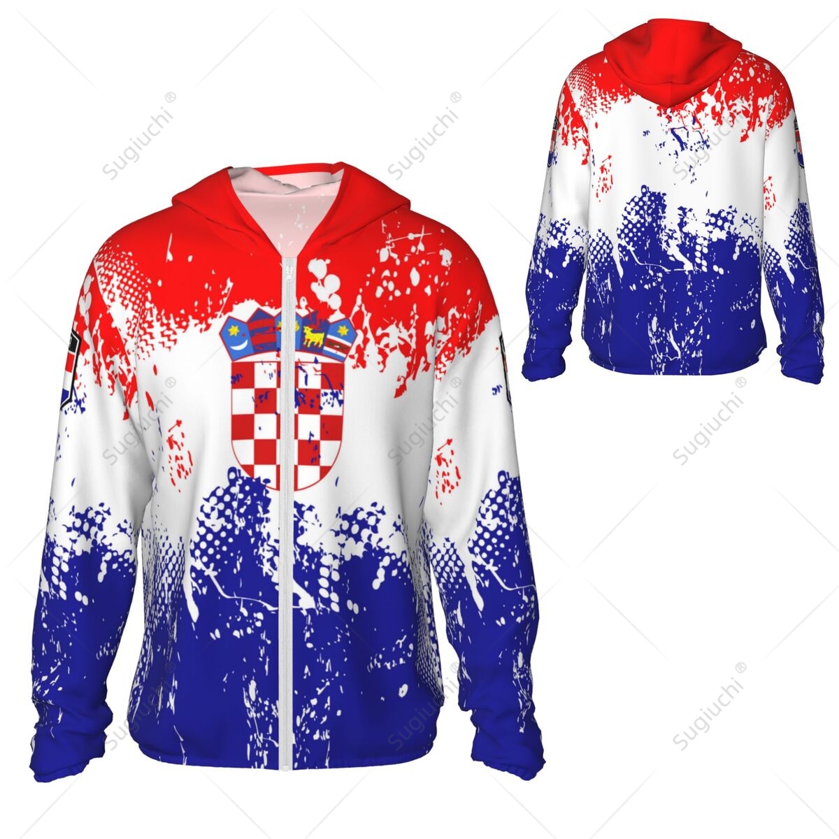 Croatia Flag Sun Protection Ho - Fishing Hoodie recension och pris