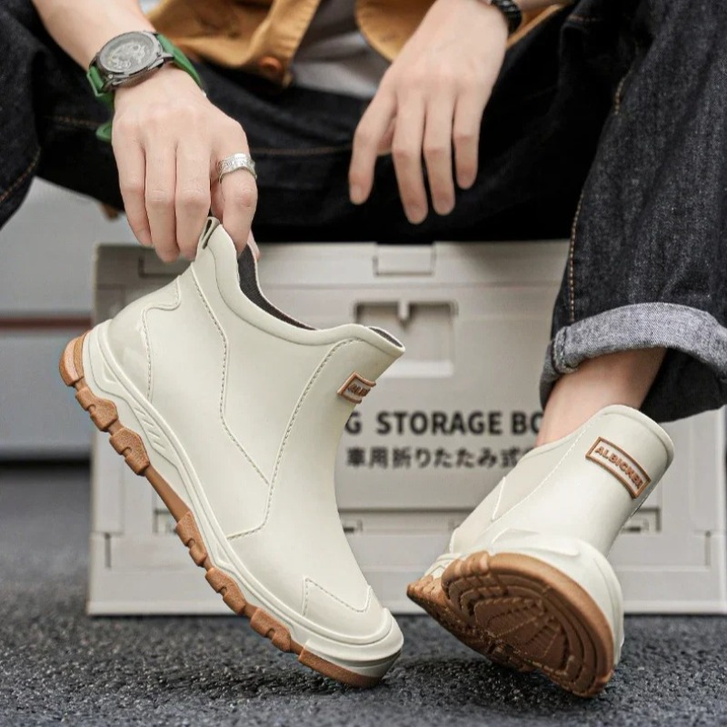 Waterproof Men's Rain Shoes Fa - Fishing Boots recension och pris