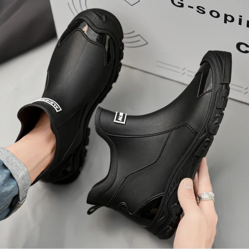 Waterproof Men's Rain Shoes Fa - Fishing Boots recension och pris
