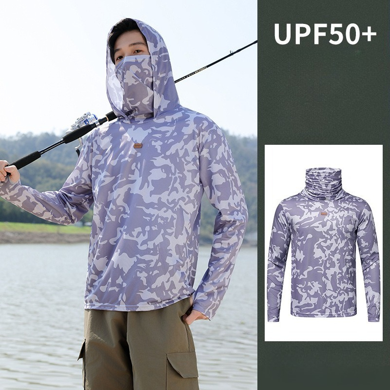 Fishing Shirt Hooded Men Sunsc - Fishing Shirt Uv Protection recension och pris