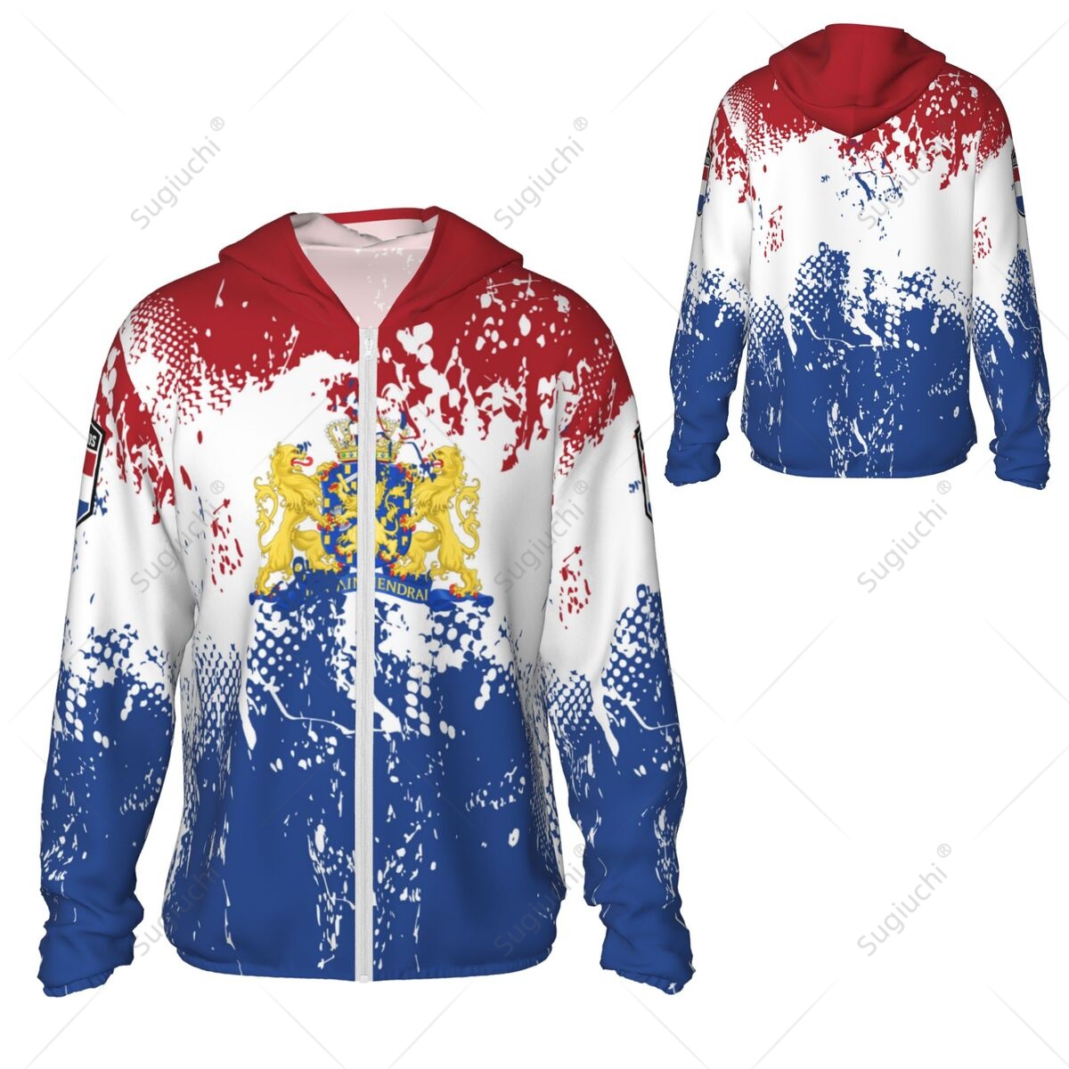 Netherlands Flag Sun Protectio - Fishing Hoodie recension och pris