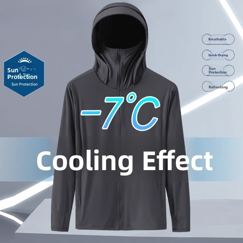 Summer Ice Silk Thin Hooded UV - Fishing Hoodie recension och pris