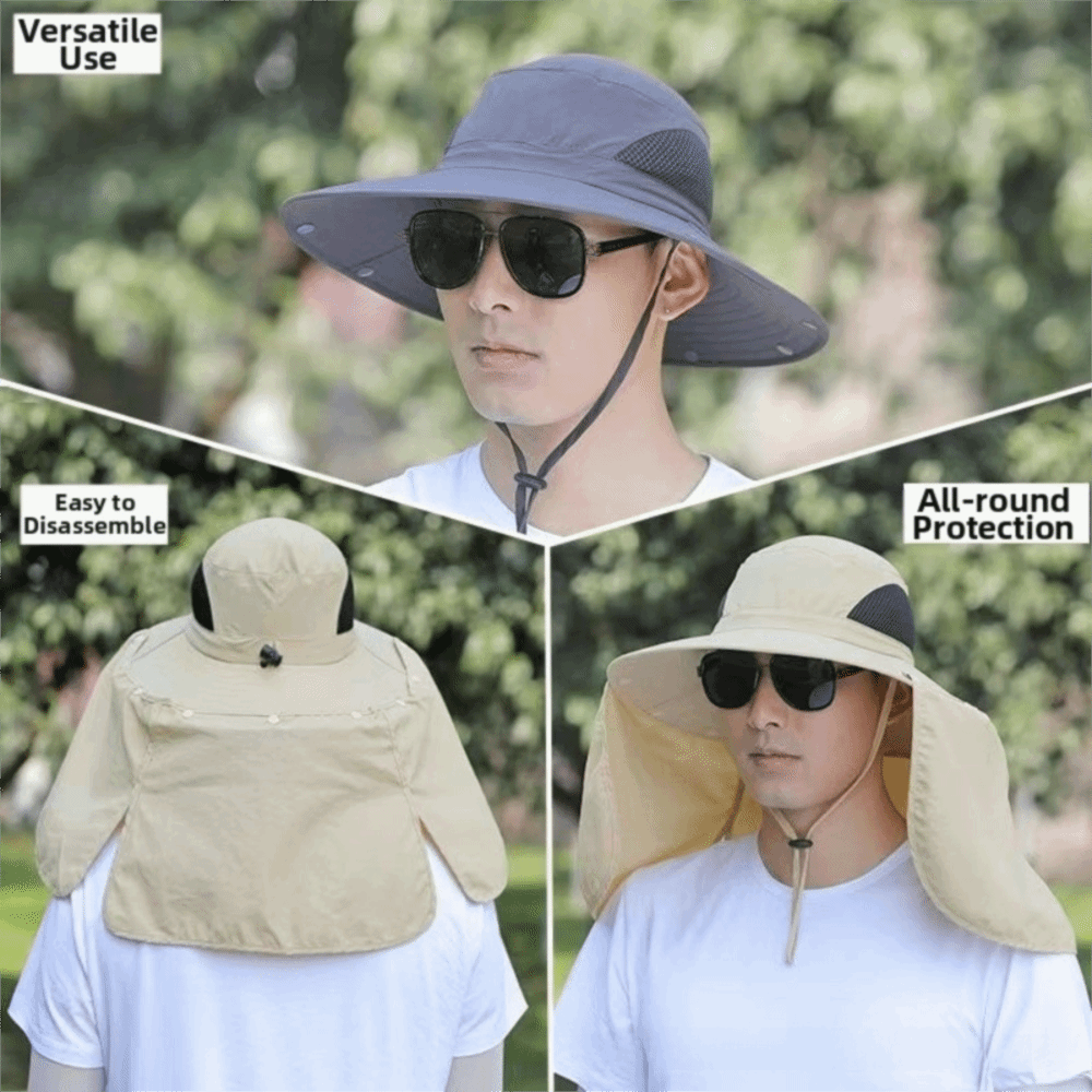 Fashion Cloth Men Sun Hat Big  - Fishing Hat recension och pris