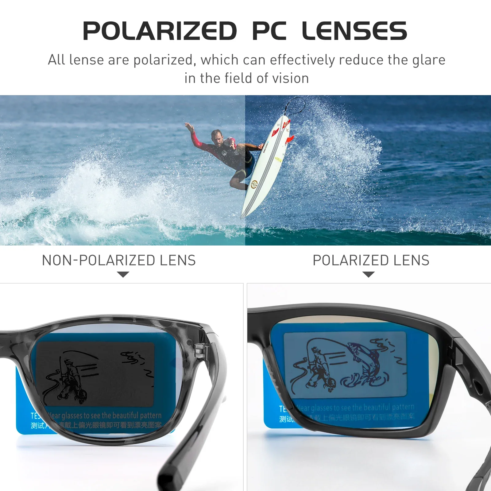 Kapvoe Polarized Fishing Sungl - Fishing Sunglasses Polarized recension och pris