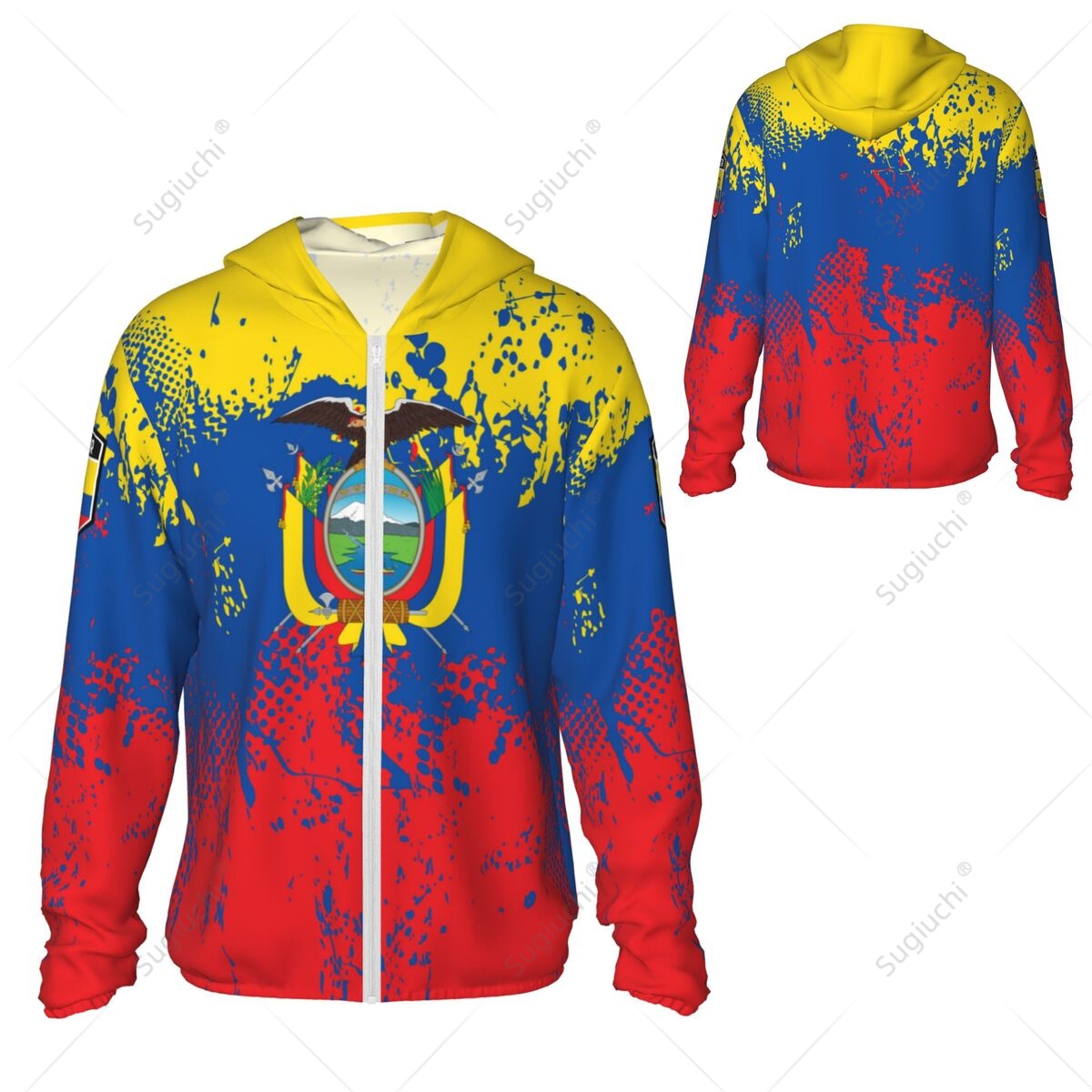 Ecuador Flag Sun Protection Ho - Fishing Hoodie recension och pris