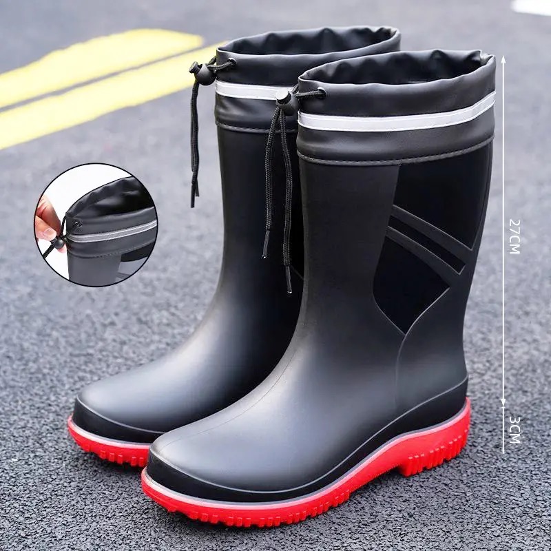 Fashion Men's Medium Tube Rain - Fishing Boots recension och pris