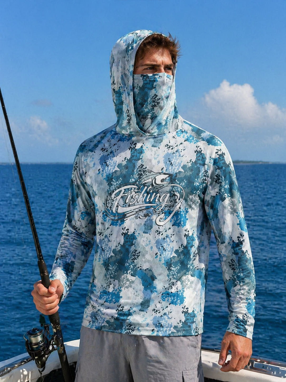 Fishing Shirt Hooded Men Fishi - Fishing Hoodie recension och pris