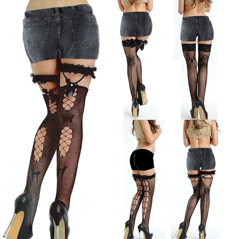 Hollow Out Lace Fish Net Stock - Fishing Socks recension och pris