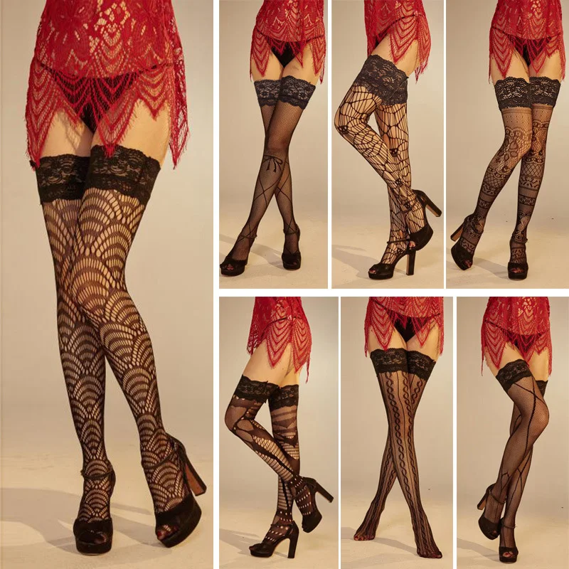 Hollow Out Lace Fish Net Stock - Fishing Socks recension och pris