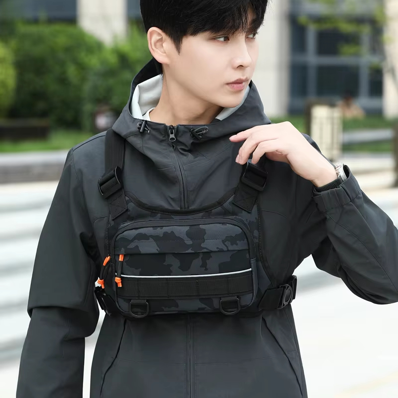 Cycling Front Chest Vest Tacti - Fishing Backpack recension och pris
