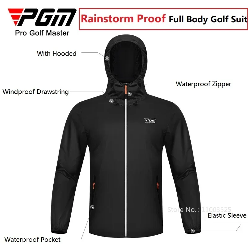 Pgm Men Golf Raincoat Rain Pan - Fishing Rain Suit recension och pris